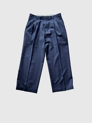 Pantalones Sergio Valentino Hombre US 36 Super 120s Lana Hecho en Italia Oficina Foto 1 de 4