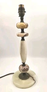 Vintage Onyx & Brass Table Lamp. Circa 1960. - Picture 1 of 6