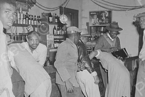 Busy Juke Joint Scene Professional Photo Lab Reprint - Picture 1 of 1