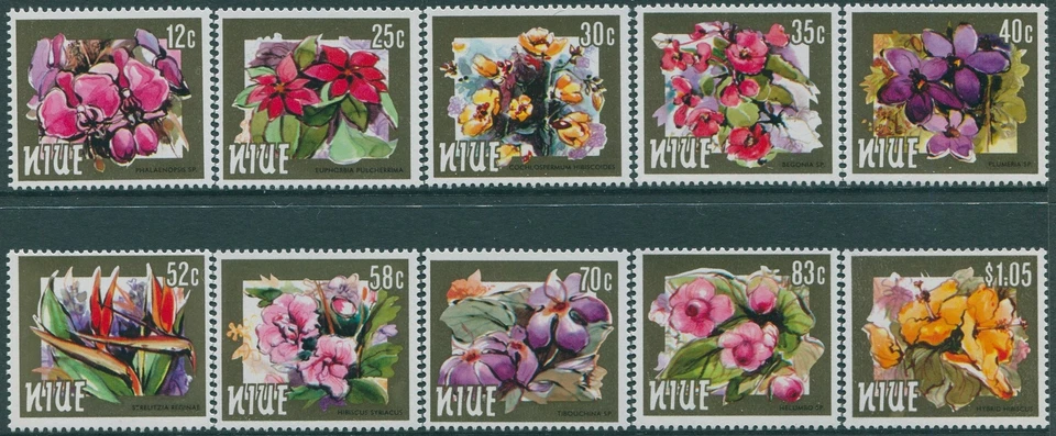 Niue 1984 SG527-536 Flowers (10) MNH - Image 1 of 1