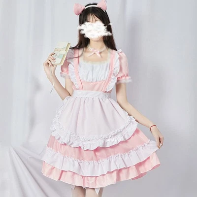 Lolita Kawaii Sweet Dress Maid Costume Cosplay Mori Girls Uniform Cosplay Anime - Image 1 of 4