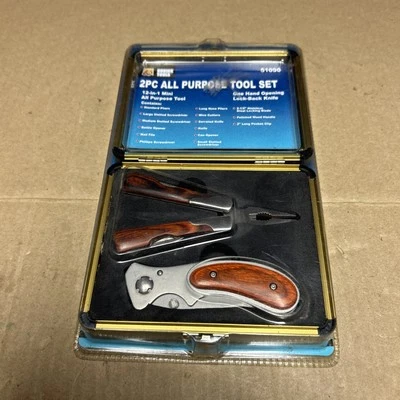 Kodiak Tools 2 peças conjunto de ferramentas para todos os fins conjunto de ferramentas múltiplas com caixa  - Imagem 1 de 4