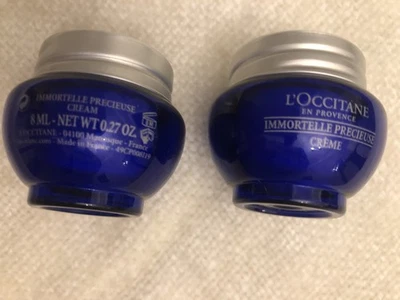 L'OCCITANE Immortelle En Provence Precieuse Crème 8ml Travel   New Sealed x2  - image 1 of 4