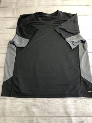 C9 by Champion Shirt Mens 2XL Black Gray Duo Dry Athletic Training Crewneck Tee - Image 1 of 4