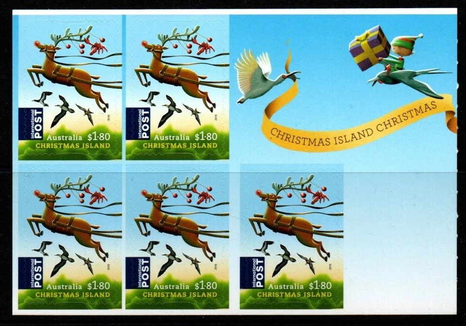 ISLA DE NAVIDAD SG836a 2016 LIBRO DE NAVIDAD PANEL MNH Foto 1 de 1