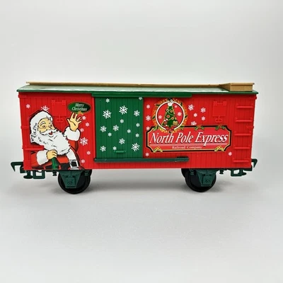 Eztec G Gauge CHRISTMAS North Pole Express BOX Train Car - Image 1 of 4