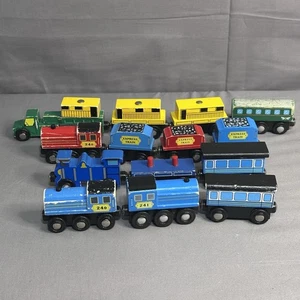 Melissa & Doug Wooden Magnetic Train Lot Of 15 - Picture 1 of 5