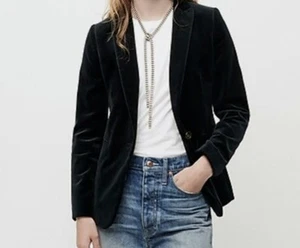 J.CREW Damen Parke Blazer Baumwollsamt, gefüttert, Wollmischung Kragen, Größe 6 - Bild 1 von 24