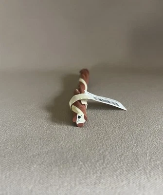 Borrador flexible marrón sin látex para perros por grapas, 6” de largo y 1/2” de diámetro, nuevo Foto 1 de 4