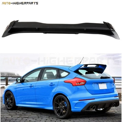 For 2012-2018 Ford Focus Hatchback Spoiler Wing Matte Black Factory Style Foto 1 de 4