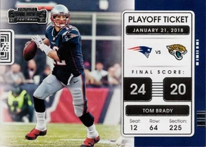 Boletos Panini Contenders 2021 Tom Brady #PLT-TOM New England Patriots Playoffs - Imagen 1 de 2