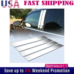 4pcs Set Chrome Pillar Posts For Cadillac Escalade 2007-2014 Door Trim Cover Kit - Bild 1 von 12