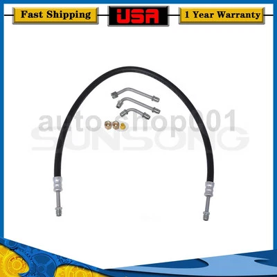 Sunsong Power Steering Pressure Line Hose Fits 1975 1976 1977 Ford F-500 - Image 1 of 3