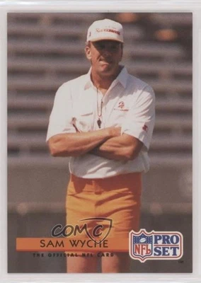 1992 Pro Set Mobil FACT Sam Wyche #342 - Image 1 of 2