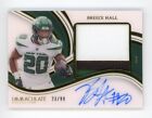 2023 Immaculate #PP-BHA Breece Hall Premium Patch Autographs /99 3 Color Patch