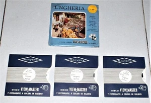View Master UNGHERIA Hungary 3 dischi C 665 Sawer's ITA Budapest Lago Balaton - Picture 1 of 1