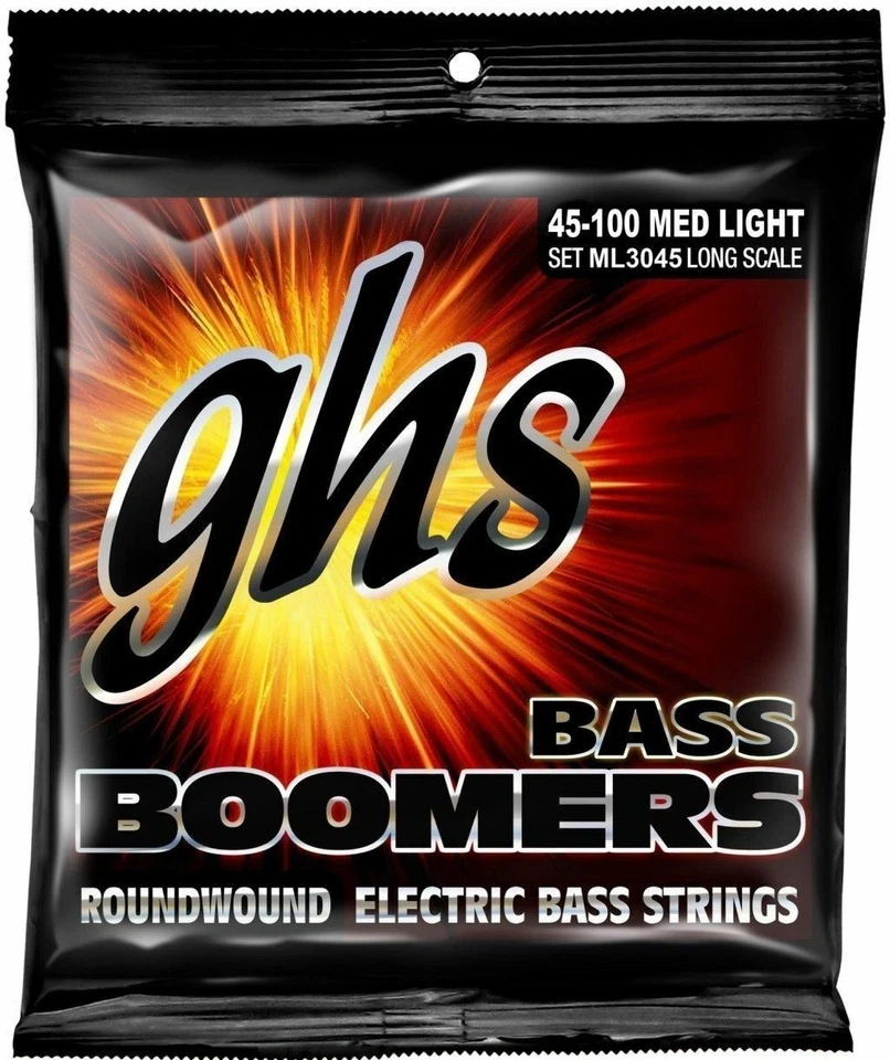 Cuerdas para bajo GHS Bass Boomers ML3045 mediana ligera larga escala 45-100 Foto 1 de 1