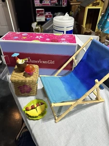 American Girl Truly Me STRANDSTUHL SET komplett Tropical Island Sommerspaß RAR - Bild 1 von 2