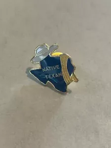 Native Texan pin, Texas pin, Texas pride pin, cowboy pin, souvenir pin, keepsake - Picture 1 of 3