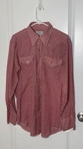 Camicia Vintage H Bar C California Ranchwear Coda Lunga Western Pearl Snap XLarge - Foto 1 di 15