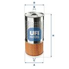 UFI Ölfilter 25.499.00 Filtereinsatz für MERCEDES 123 W123 Model S123 T1 Bus 601