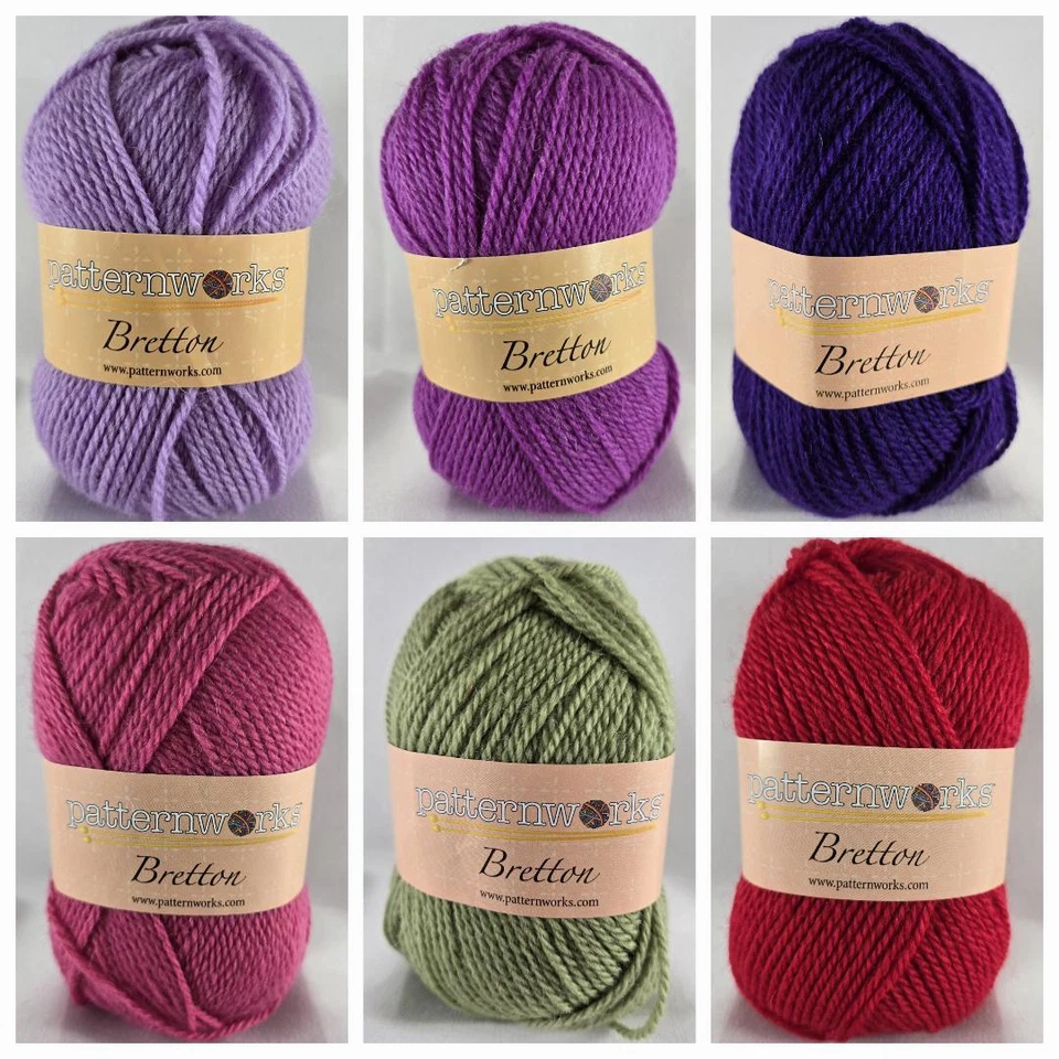 Patternworks Yarn Bretton 70% Wool 25% Nylon 5% Alpaca 145y 50g 1.75oz - Image 1 of 1