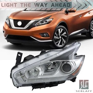 Headlight For 2015-2016 Nissan Murano Halogen w/LED DRL Projector Left Side - Picture 1 of 15