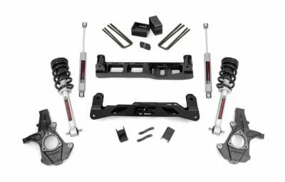 Rough Country 5in GM Lift Kit w/N3 Shocks & Struts 14-17 1500 PU 2WD Cast Steel - Image 1 of 3