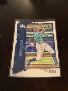 1223-1 2021 Diamond Kings Baseball SP Kyle Lewis Seattle Mariners #158 - Picture 1 of 1