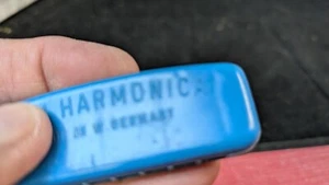 Mini Harmonica Made In Germany Plastic - Picture 1 of 2