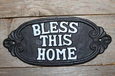 Bless This Home Wall Plaque,  Entryway - Home -all occasion gift  RC-006 - Image 1 of 4