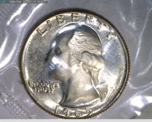 1965 sms washington quarter (48-373 4m3) - Picture 1 of 2