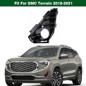 Left Driver Side Front Bumper Fog Light Cover Bezel For GMC Terrain 2018-2021 - Picture 1 of 13