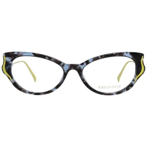 Emilio Pucci EP5166 055 Blue Tortoise Plastic Cat Eye Eyeglasses Frame 54-17-140 - Picture 1 of 3