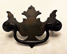 Antique Hardware Colonial Brass drawer pull 2 1/2"centers Chippendale Batwing
