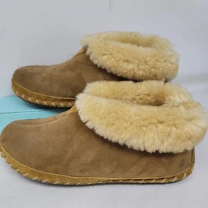 Zapatillas LL Bean Wicked Good Marrón Gamuza Piel de Oveja Forradas Mujer Talla 8 Lodge Chukka - Imagen 1 de 8