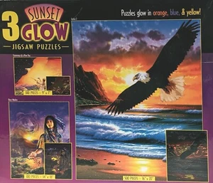 Sunset Glow 3 Puzzle Set - Bear Maiden, Justice 2 & Ceremony of A New Day  - Picture 1 of 2