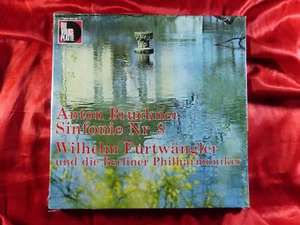 ANTON BRUCKNER SINFONIE NR. 8 WILHELM FURTWÄNGLER BERLINER PHILHARMONIKER 2LP - Picture 1 of 2