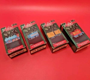 1992 Hallmark Christmas Sky Line Collection Locomotive/ Coal/Stock & Caboose  - Picture 1 of 10