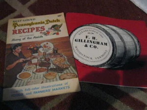 VINTAGE BEST-LOVED PENNSYLVANIA DUTCH RECIPES + F H GILLINGHAM * CO CATALOG - Imagen 1 de 1