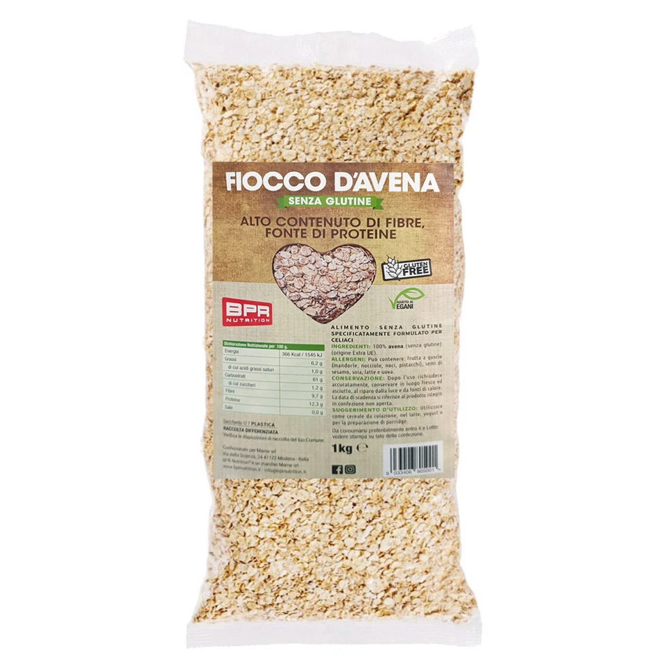 BPR NUTRITION FIOCCO D'AVENA SENZA GLUTINE 1 KG