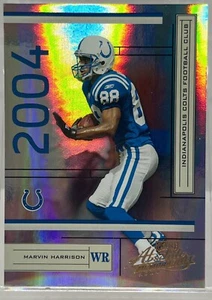 Marvin Harrison 2004 Playoff Memorabilia Assoluti #60 #0453/1150 - Foto 1 di 5