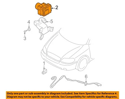Conjunto de bomba y motor ABS usado se adapta a: conjunto de actuador y bomba Kia Sedona 2003 Foto 1 de 3