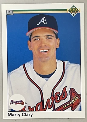 1990 Upper Deck Baseball Card #779 Marty Clary Atlanta Braves - Image 1 of 2