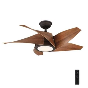 Home Decorator 3-Speeds Ceiling Fan w/ Light Kit Integrated LED Remote Control - Picture 1 of 10