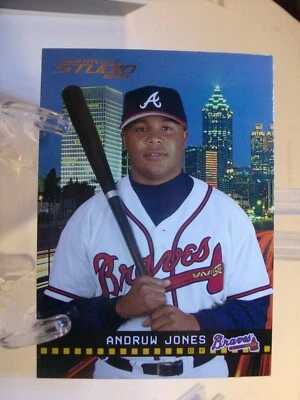 2004 Donruss Studio Baseball Card  #17 Andruw Jones   (84333) - Image 1 of 2