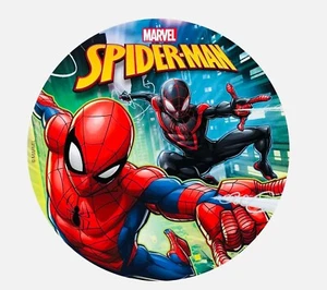 Spider Man Edible Image Cake Topper Round Frosting Icing Party Decoration - Bild 1 von 1