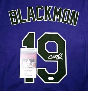 Charlie Blackmon Signed Colorado Rockies Jersey Size L In Person. JSA CERTIFIED - Picture 1 of 3