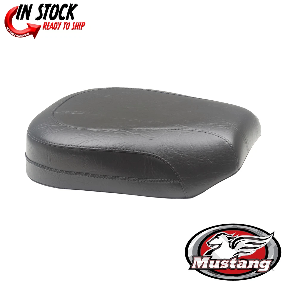 Asiento de pasajero Mustang Wide Touring negro sin tacos 0810-2392 Foto 1 de 1