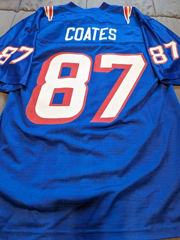 New England Patriots NFL Pro Line Vintage Jersey (Ben Coates - Size Medium) Cover